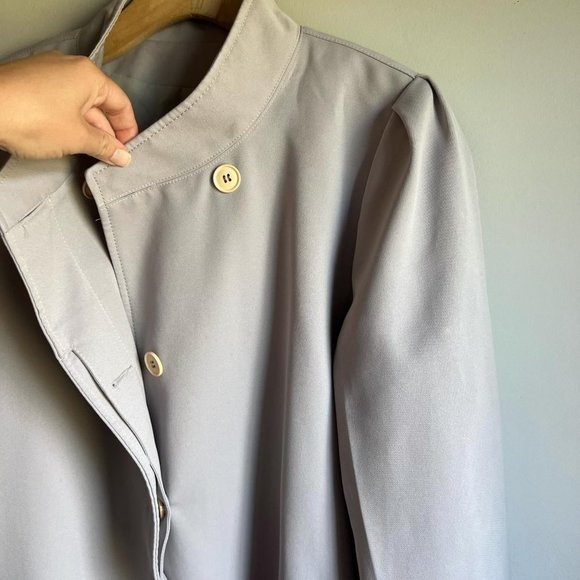 Vintage Forecaster of Boston Soft Gray Lightweight Overcoat Size 13/14 (L) - Picture 4 of 8